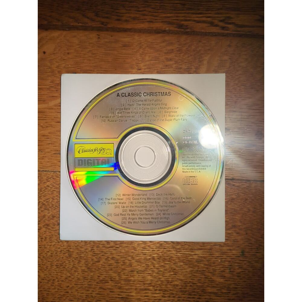 A CLASSIC CHRISTMAS CD Disc Only